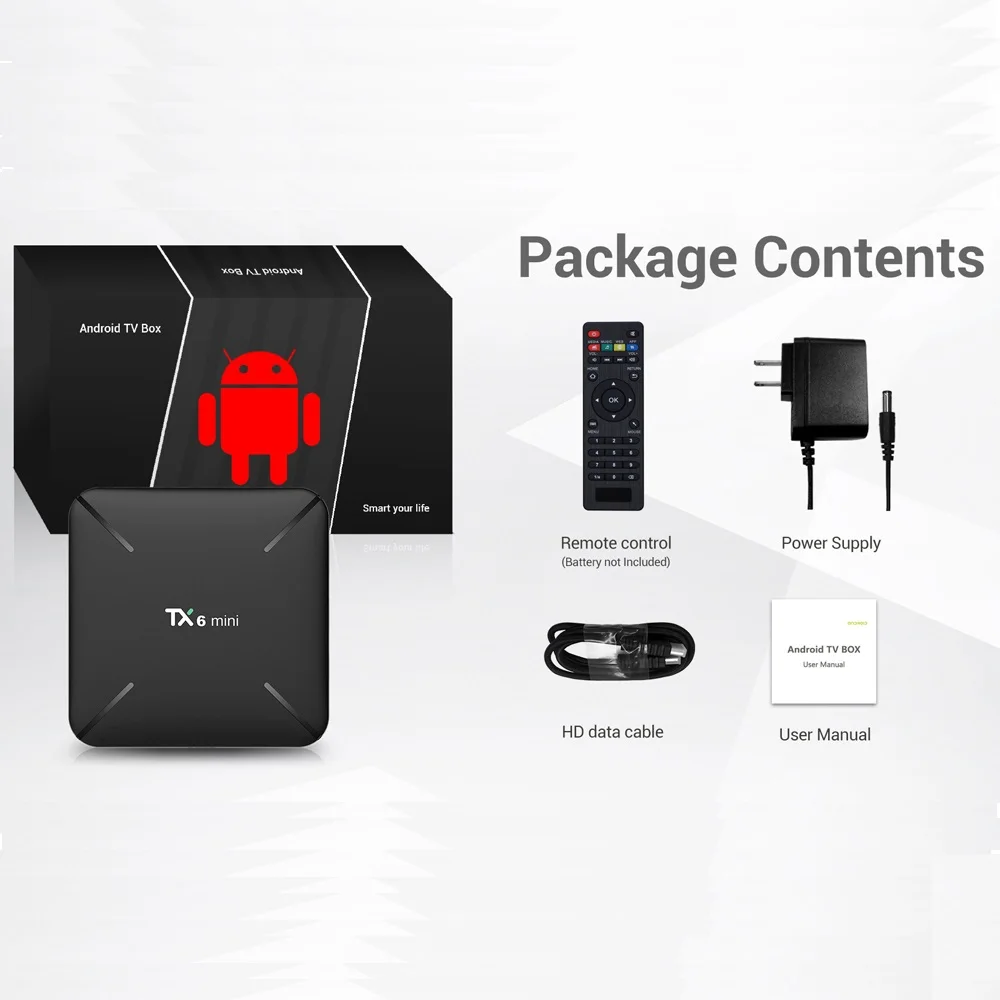 DQiDianZ TX6 Мини Android 9,0 приставка 2 Гб 16 Гб Allwinner H6 четырехъядерный HDR 4K 2,4G Wifi Google плеер TX6mini Смарт ТВ приставка