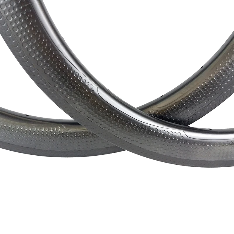 700c 58 мм Дорожный велосипед с затемненными колесами клинчер ямочки поверхностные