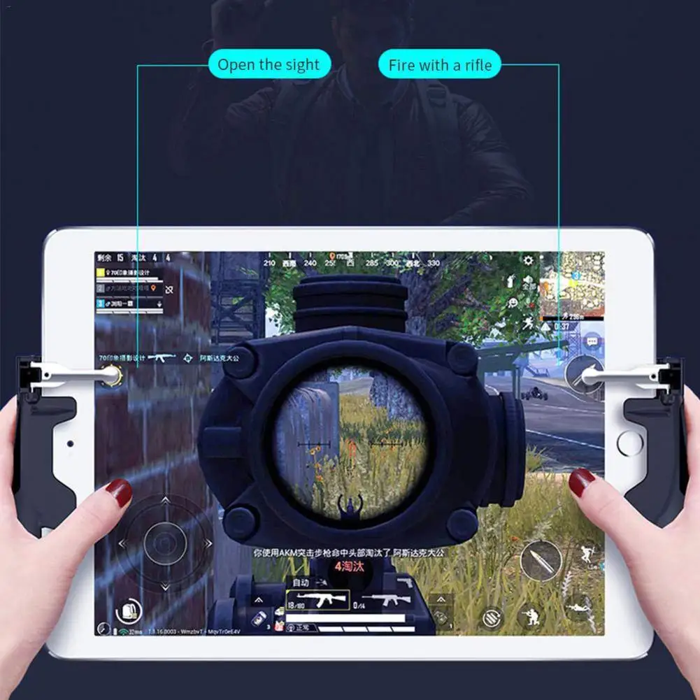 Новый планшет PUGB помощник для IPad металлическая кнопка игровой контроллер