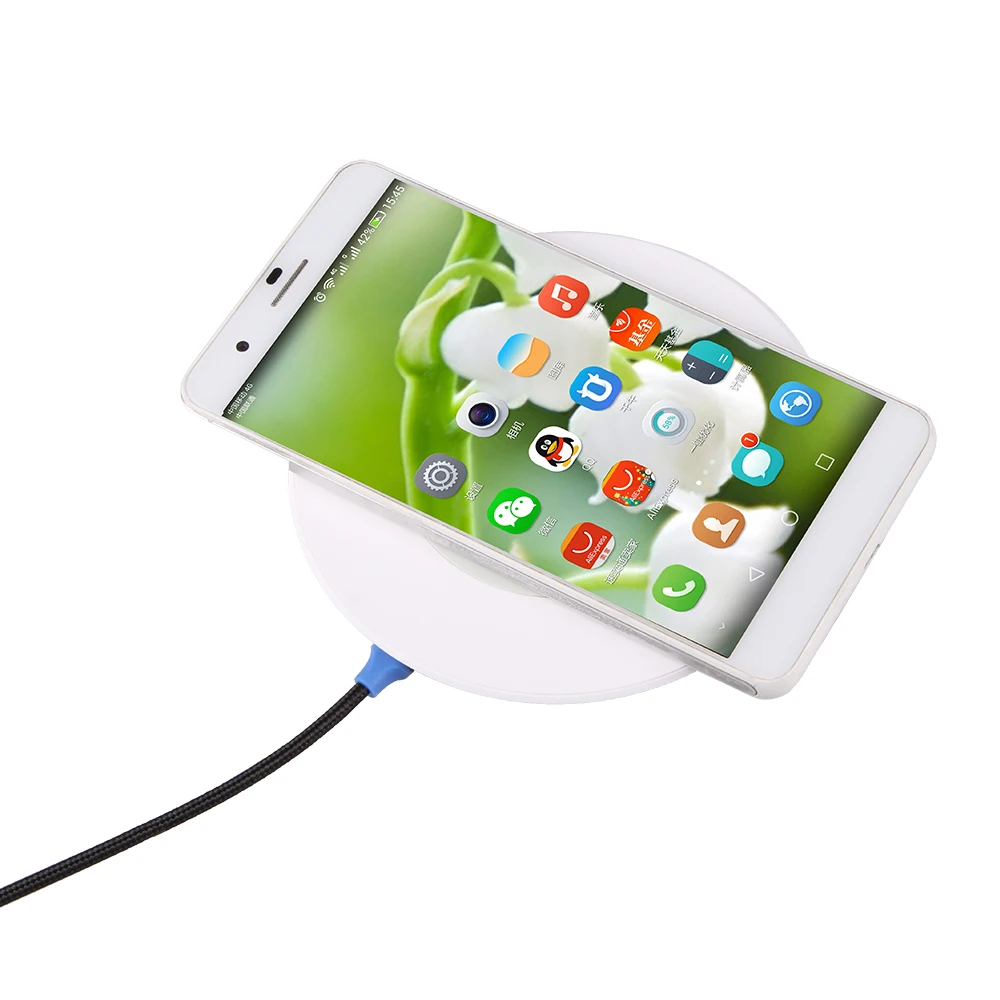 HOTNOW Мини Qi Беспроводное зарядное устройство USB зарядка Pad для iPhone X 8 Plus Samsung Galaxy S8 S6