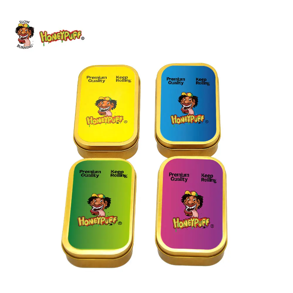 HONEYPUFF металлический сигаретный переносной чехол для хранения сигарет держатель для табака аксессуары для сигарет