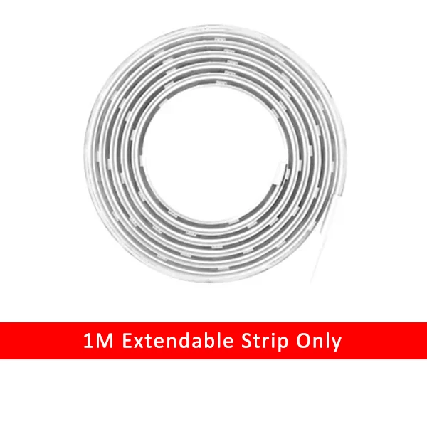 1M Extendable Strip Умный светильник Xiaomi Yeelight RGB, Умный домашний телефон, приложение, Wi-Fi светильник, яркий светодиодный светильник 2 м, 16 миллионов, 60 светодиодный - Цвет: 1M Extendable Strip