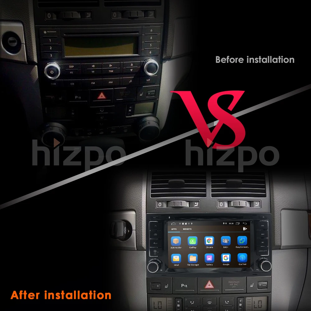 Ips 4G Android9.0 2din автомобильный dvd-плеер для VW Touareg T5 транспортер Multivan Мультимедиа gps радио навигация SWC DVR RDS DAB DSP