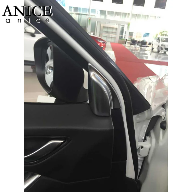 2 шт. матовая хромированная накладка на дверь или стойку из АБС-пластика обшивка