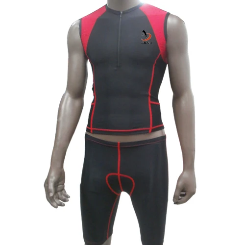 Новое поступление мужской Триатлон кожаный костюм три без рукавов