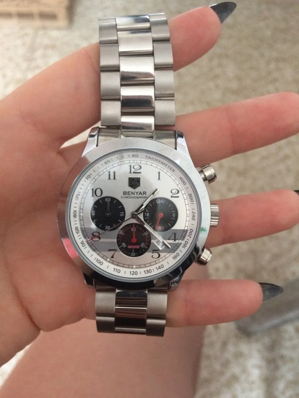 BENYAR Men Watches Quartz Chronograph Top Brand Luxury Watch Men Wristwatch Mens Military Waterproof Clock Men Relogio Masculino
