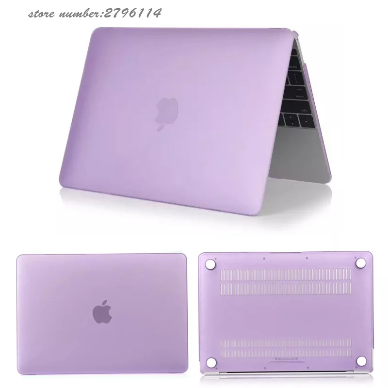 Matte Plastic Hard Shell Cover for MacBook Air 11 13 inch A1932 2019 Pro Retina 15 Touch bar A2159 Laptop Case+Keyboard | Компьютеры и