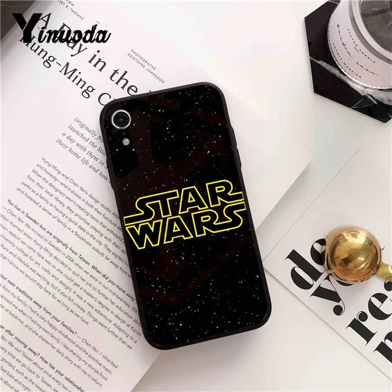 Yinuoda Star wars детский Coque Shell чехол для iPhone X XS MAX 6 6 S 7 7 plus 8 8 Plus 5 5S XR Coque Shell Fundas Capa