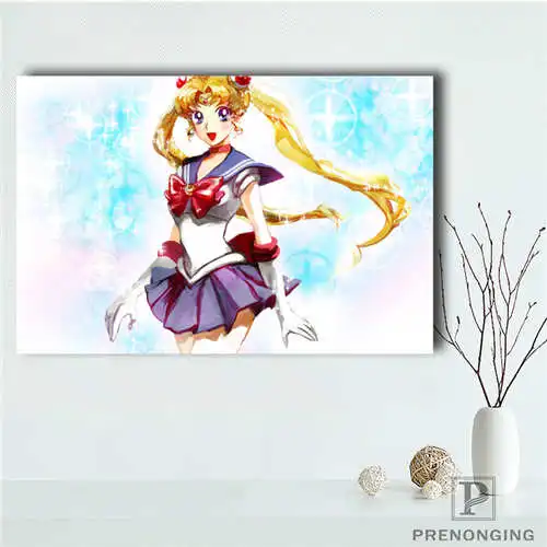 Canvas Poster Пользовательские Холст плакат-Сейлор Мун(1) Печатный постер ткань стены искусства картины для декора гостиной#18-12-05-H-04-221 - Цвет: Canvas Poster