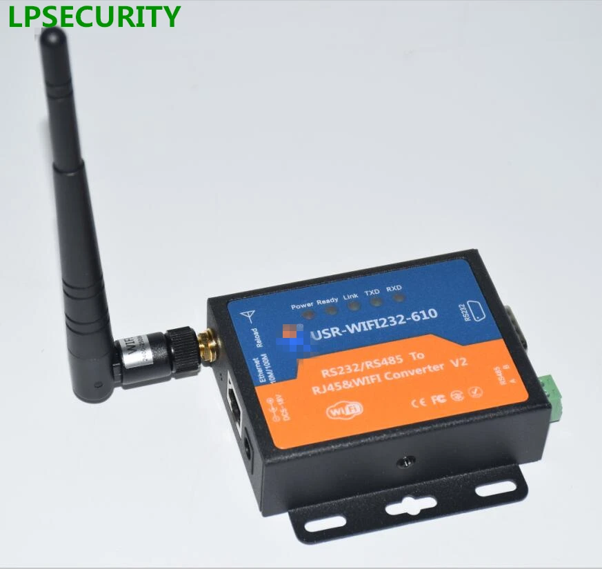 

LPSECURITY Serial RS232 RS485 to Wifi Converter Serial Device Server module control Support Router Bridge Mode Networking