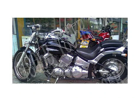 Хромированная Металлическая боковая крышка аккумулятора для Yamaha Vstar XVS 650 Classic