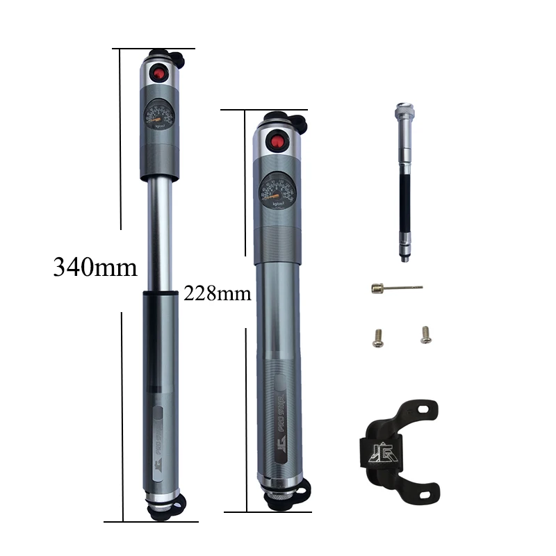 Sireck велосипедный насос Алюминий мини с Давление датчик Портативный 160psi ручной