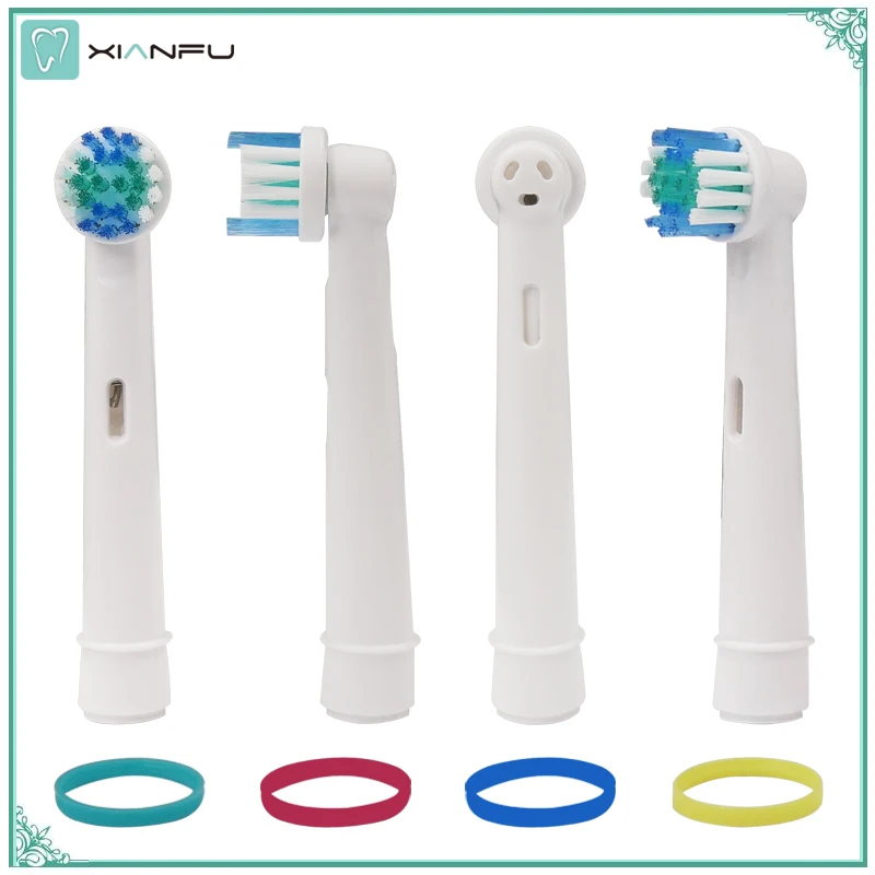 4 шт. флейта Oral B для Braun Sensitive Clean Vitality Precision Clean/Triumph/Pro Health|Насадки зубных щеток| |