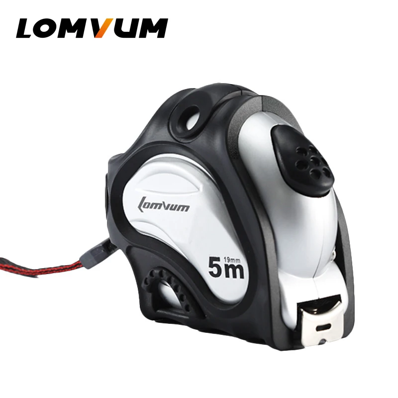 LOMVUM 5 м 16 футов Автоматическая блокировка измерение Магнитная сантиметровая