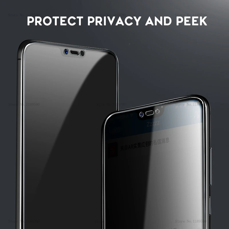 Антибликовый экран из закаленного стекла для huawei Honor 10 8X Nova 4 4E P30 20 Lite mate 20 10 Защитная пленка с защитой от попадания на экран 9H