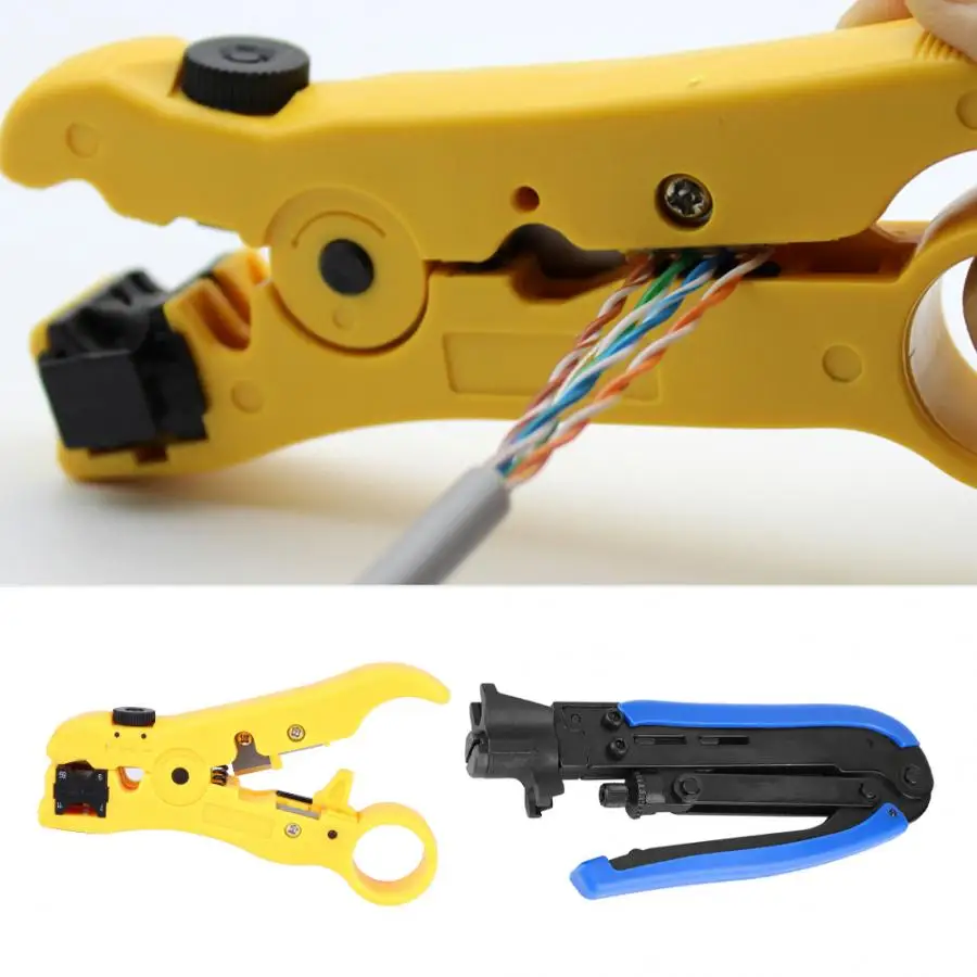 Плоскогубцы 2 шт. коаксиальные разъемы Обжимные Щипцы для кабеля инструмент