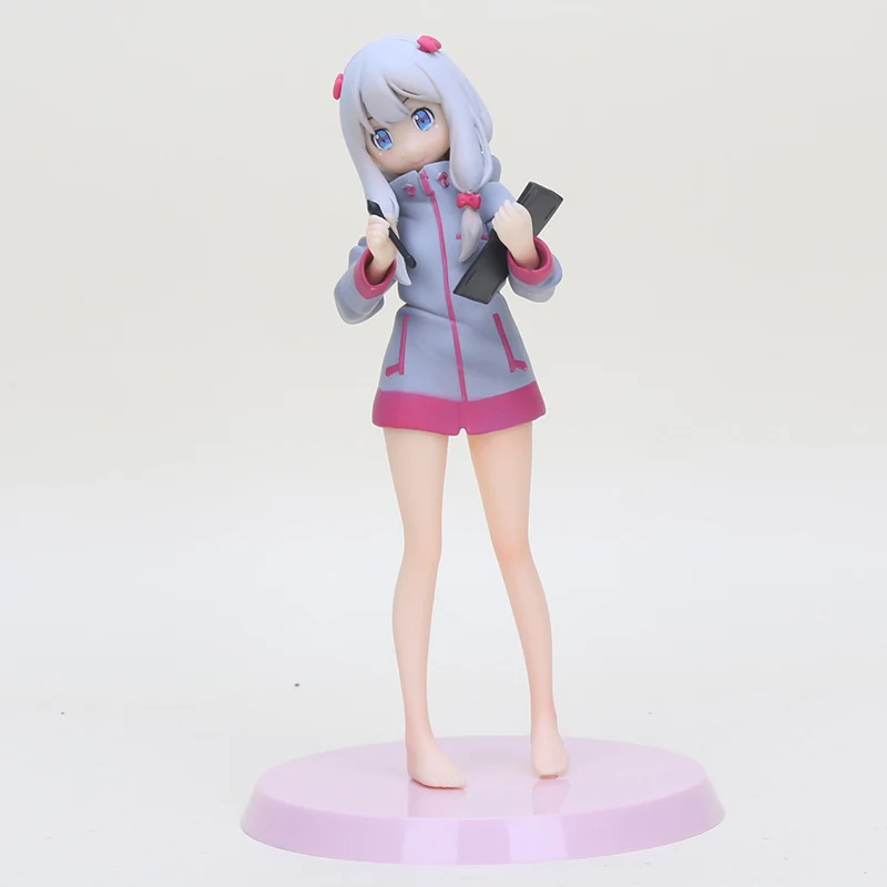 gray stand no box Eromanga Sensei Sagiri Izumi, фигурка, 1/8 масштаб, окрашенная Милая ПВХ фигурка, коллекционная игрушка, 14 см-20 см - Цвет: gray stand no box