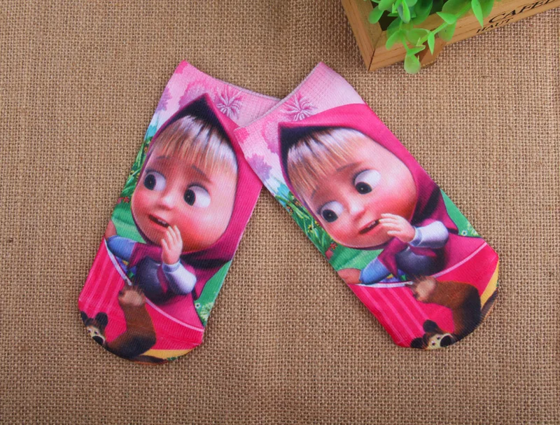 1 пара Детские хлопковые носки с мультяшным принтом 24 #|children socks|kids sockssocks girls |