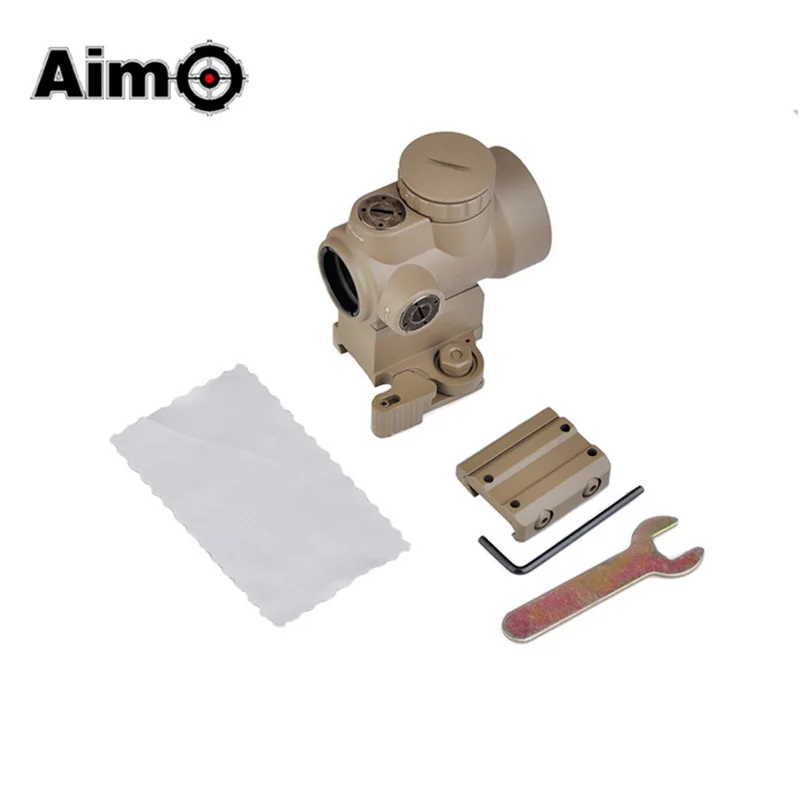 Aim O Airsoft Dot Sight Scope MRO Red с QD подставка крепление и низким креплением AO5087|Оптические