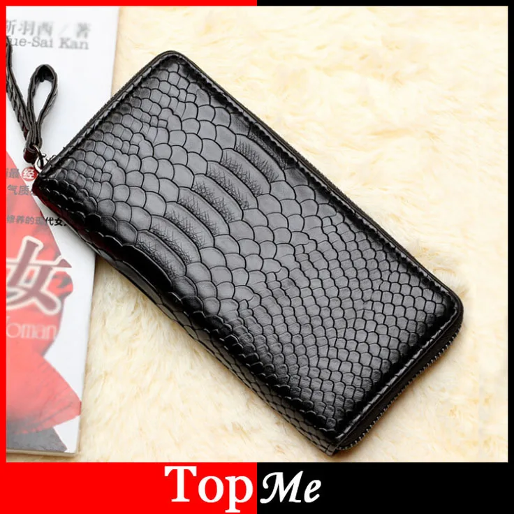Новые модные женские кошельки кредитница змеиная кожа сумочки из искусственной