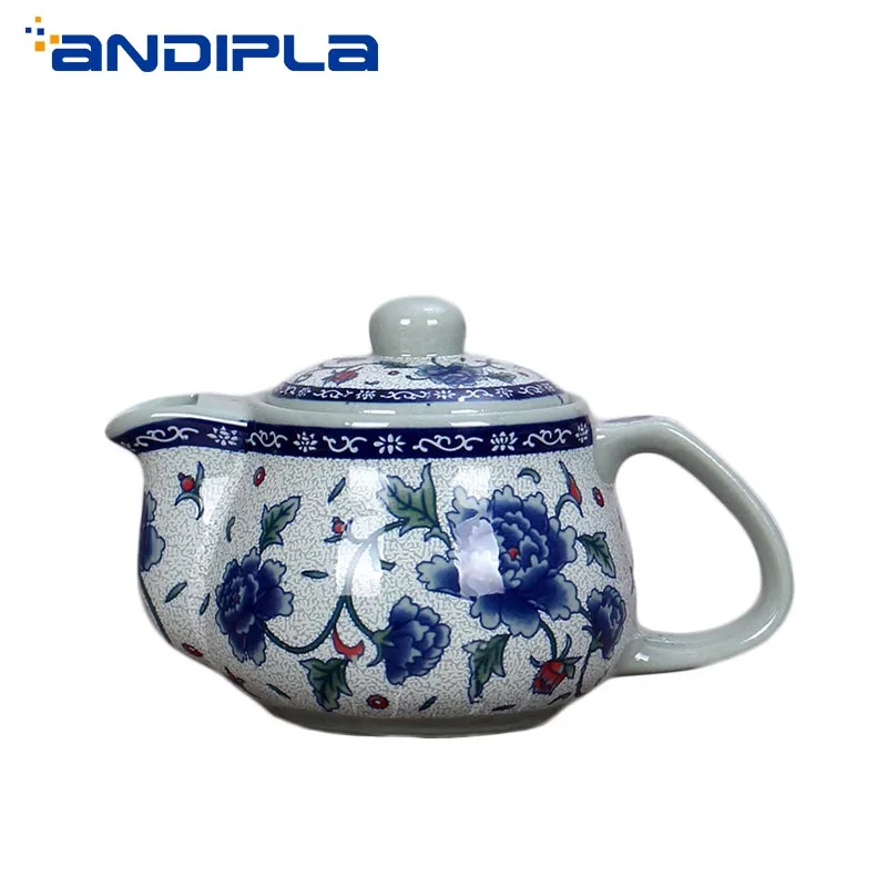 Цзиндэчжэнь керамика чайный горшок Синий и белый фарфор Samll чайные горшки с