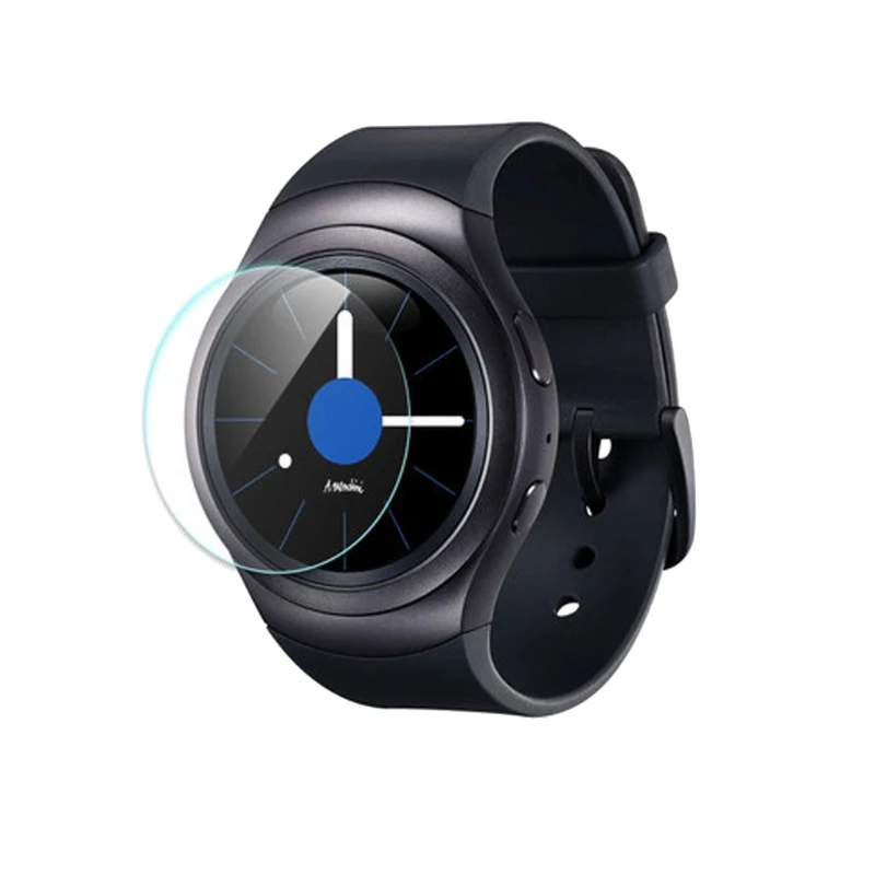 Закаленное стекло протектор для часов пленка Samsung Gear S2 чистая Защита