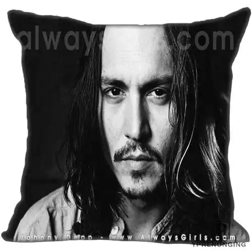 Pillowcase Для наращивания с лучшими продажами от Джонни Деппом(2) Наволочка на подушку, спальня дома квадратная Наволочка на молнии(с одной стороны)#190404-01-106 - Цвет: Pillowcase