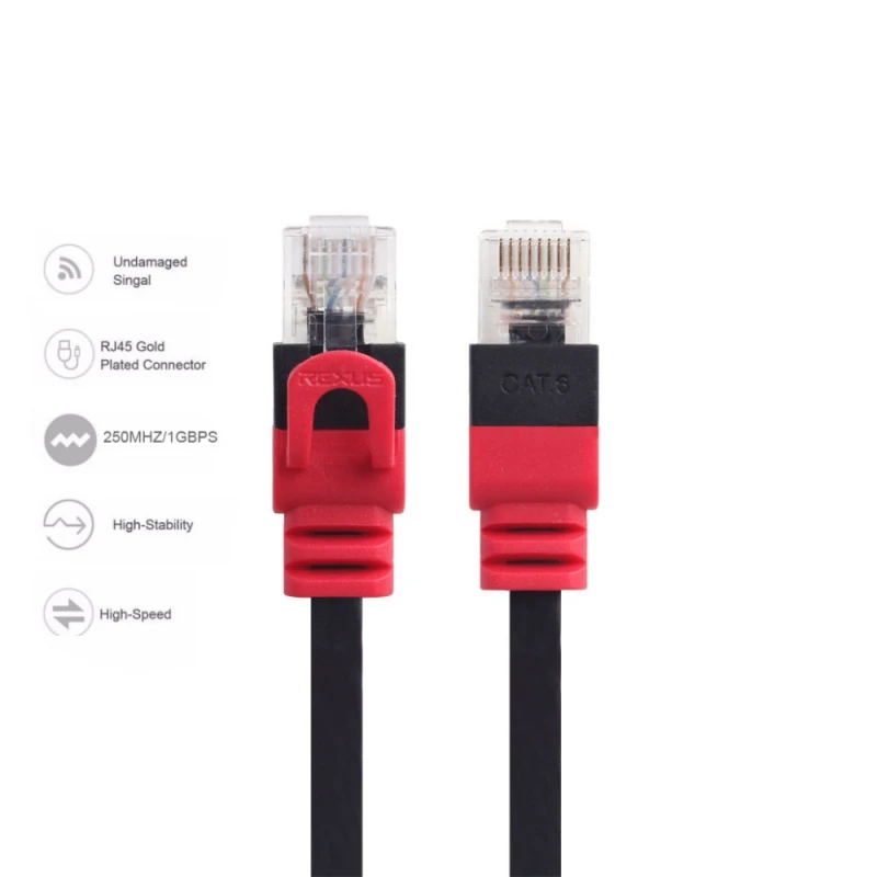 Кабель EDAL CAT6 плоский UTP Ethernet сетевой кабель RJ45 соединительный LAN 0 5 м/1 м/2 м/3 м/5 м/10