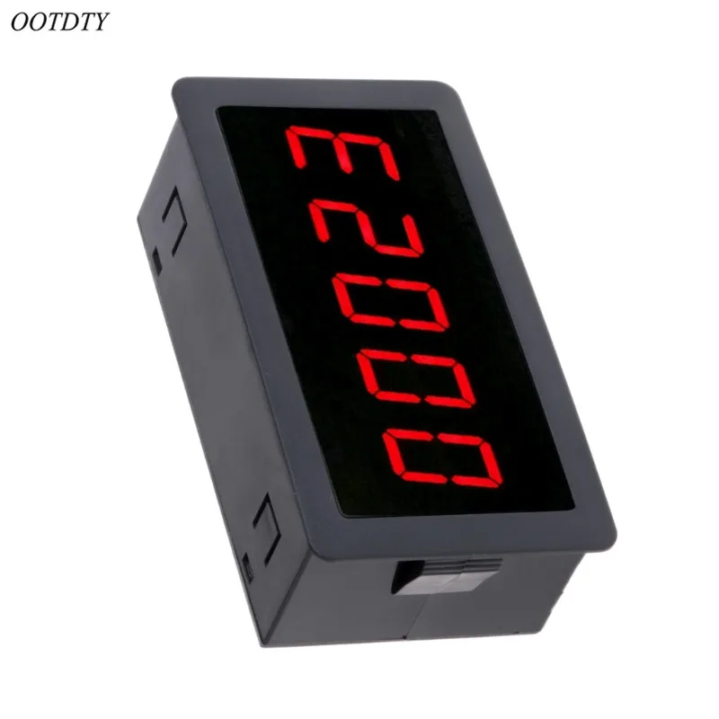 OOTDTY DC 12-24V Красный 5 цифр 0 56 &quotсветодиодный панельный счетчик метр вверх плюс 0-99999