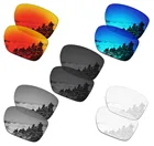 5 пар сменных поляризационных линз SmartVLT для солнцезащитных очков Oakley Silver XL - 5 цветов