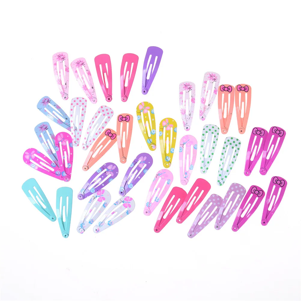 Заколки для волос с бантом девочек детские заколки цветочным узором ювелирный