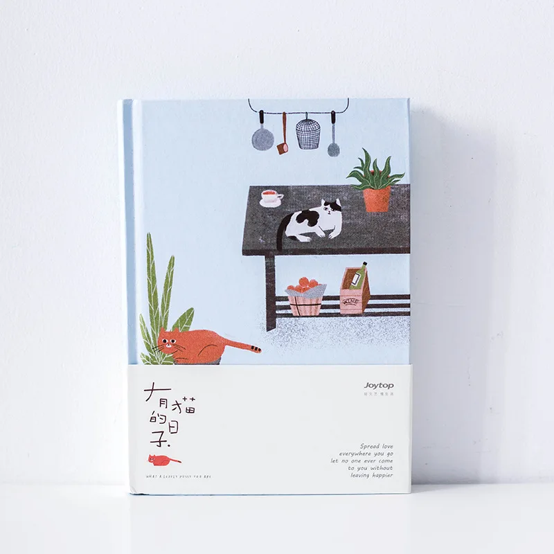A5 корейский Kawaii Cat Agenda блокнот дневник планировщик Органайзер блокнот s Planbook журнал расписание студенческие канцелярские принадлежности подарки