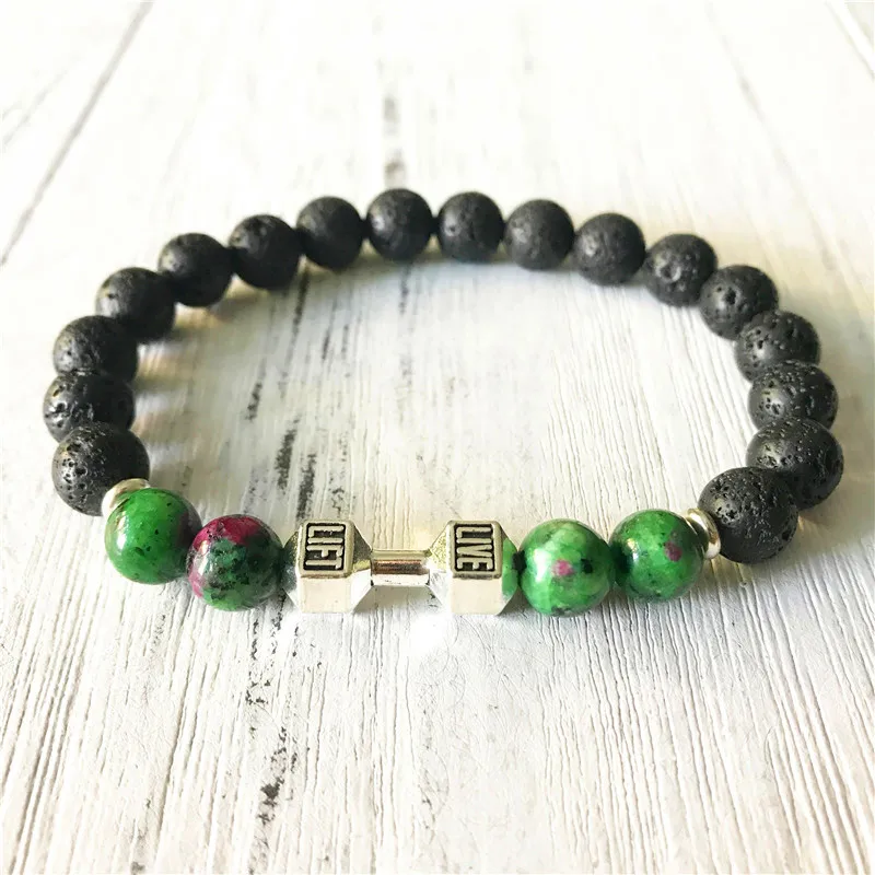 Новый стиль 2019 модный браслет с искусственными камнями энергетическими черными