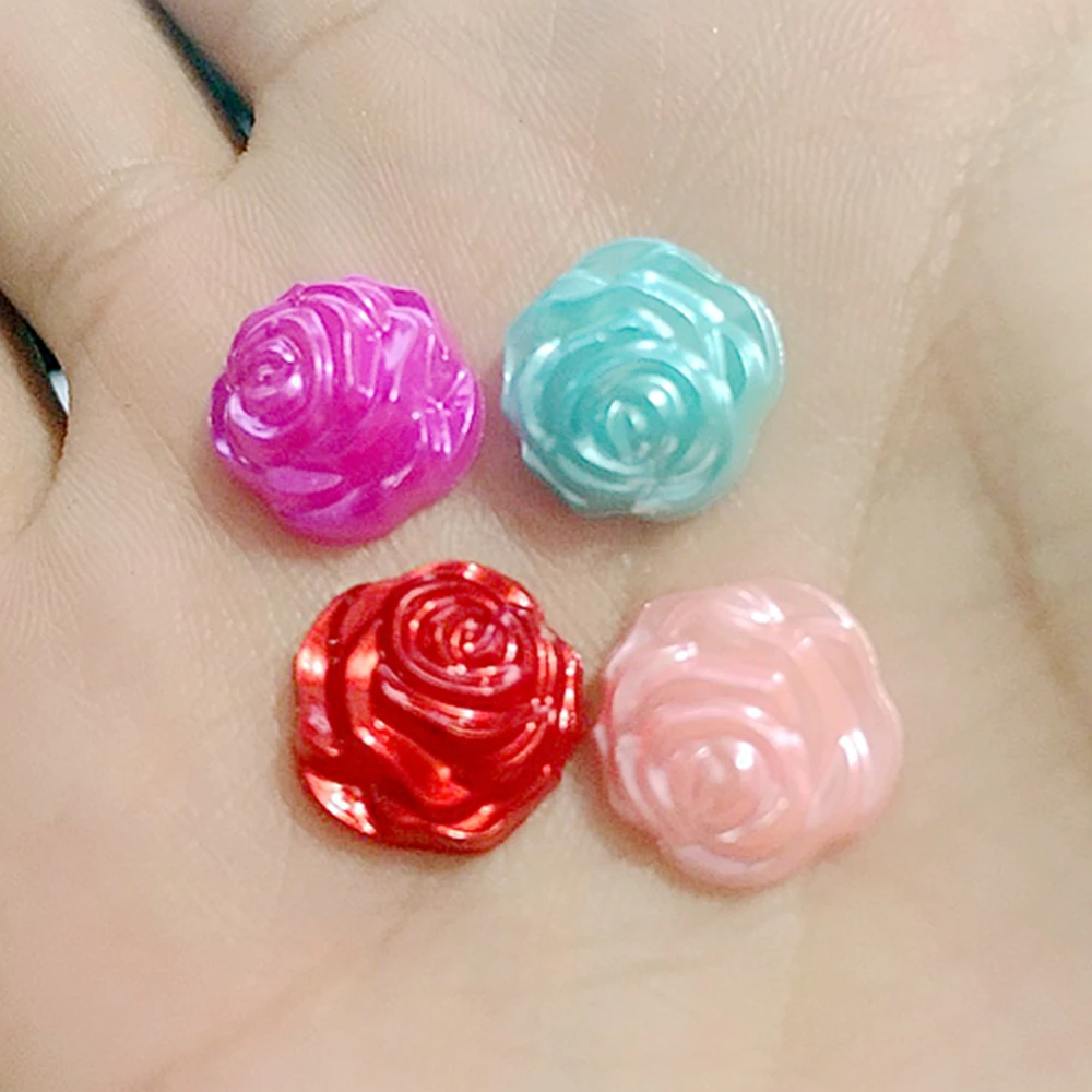 Бесплатная доставка 72 шт./лот 13 мм искусственный жемчуг полукруглые Цветочные