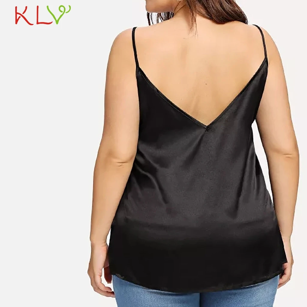 Женский короткий топ 5XL размера плюс Черная кружевная майка Летняя короткая