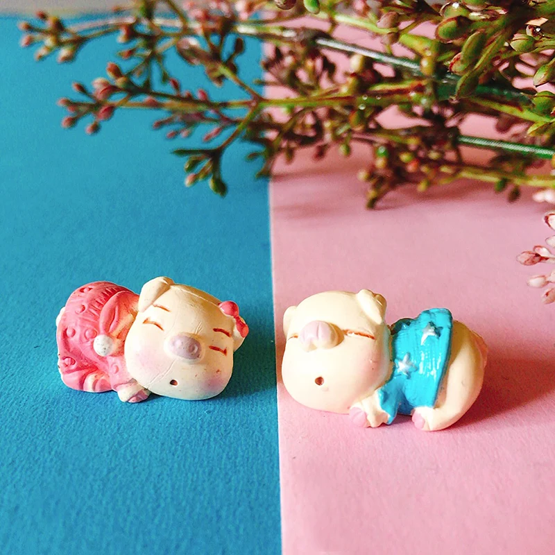 2 шт./Спящая свинья/прекрасное животное/Сказочный Садовый Гном/искусственный