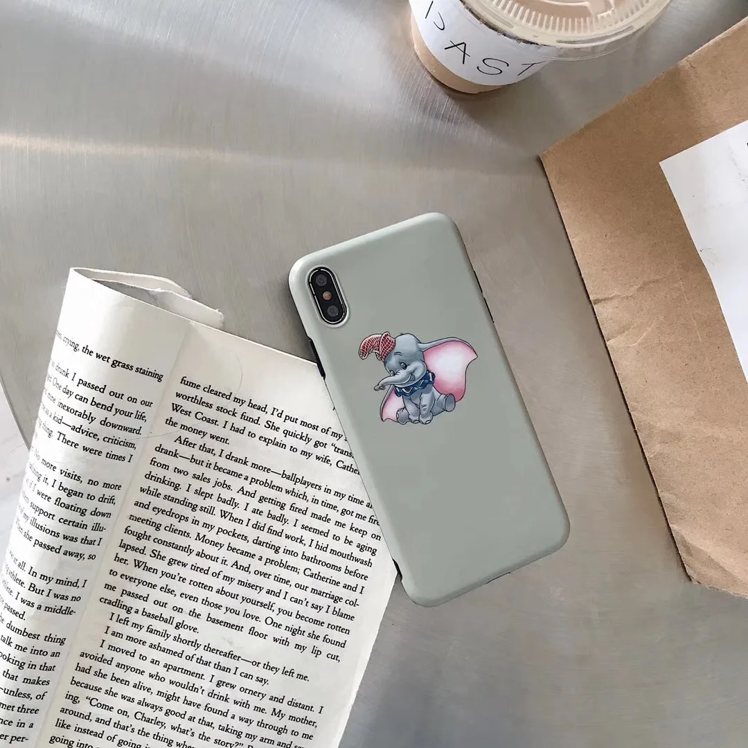 Мультфильм супер милый сон Dumbo цирк Телефон чехол для iPhone 6 6s 7 8 Plus X XS MAX XR