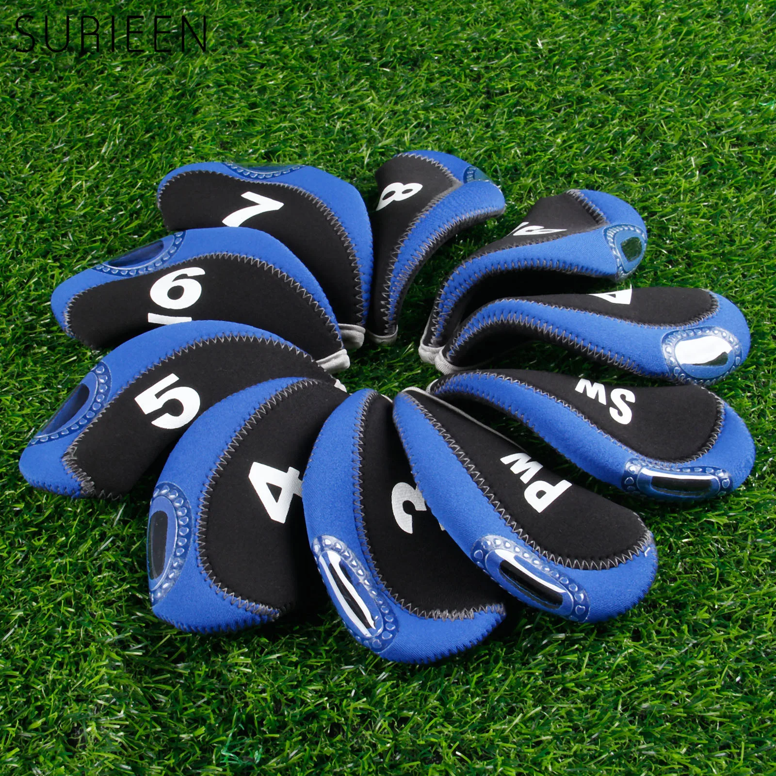 10 шт./лот чехол для головы клюшки гольф клуба защитная накладка аксессуары 3 4 5 6 7 8