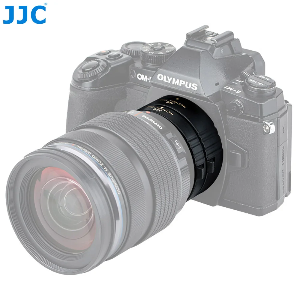 

JJC AET-M43S(II) 10mm/16mm Automatic Extension Tube For Olympus/Panasonic M4/3 Mount With Camera Body Cap/Rear Lens Cap