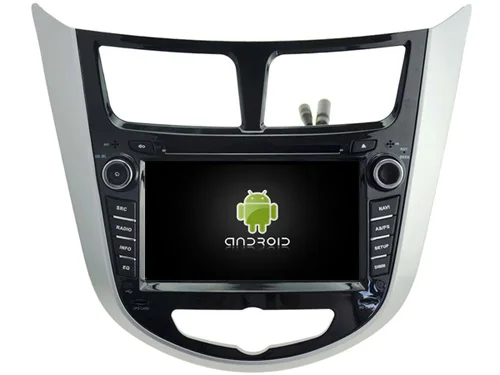 Android 8 0 автомобильный аудио dvd плеер для HYUNDAI VERNA/ACCENT/SOLARIS 2011 2016 gps мультимедиа