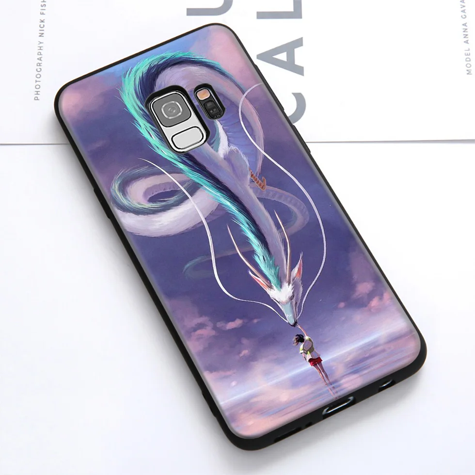 WEBBEDEPP Spirited Away Anime Soft Case for Samsung Galaxy S10 S10e S9 S8 Plus S7 S6 Edge &amp J6 2018 Note 10 9 8 |