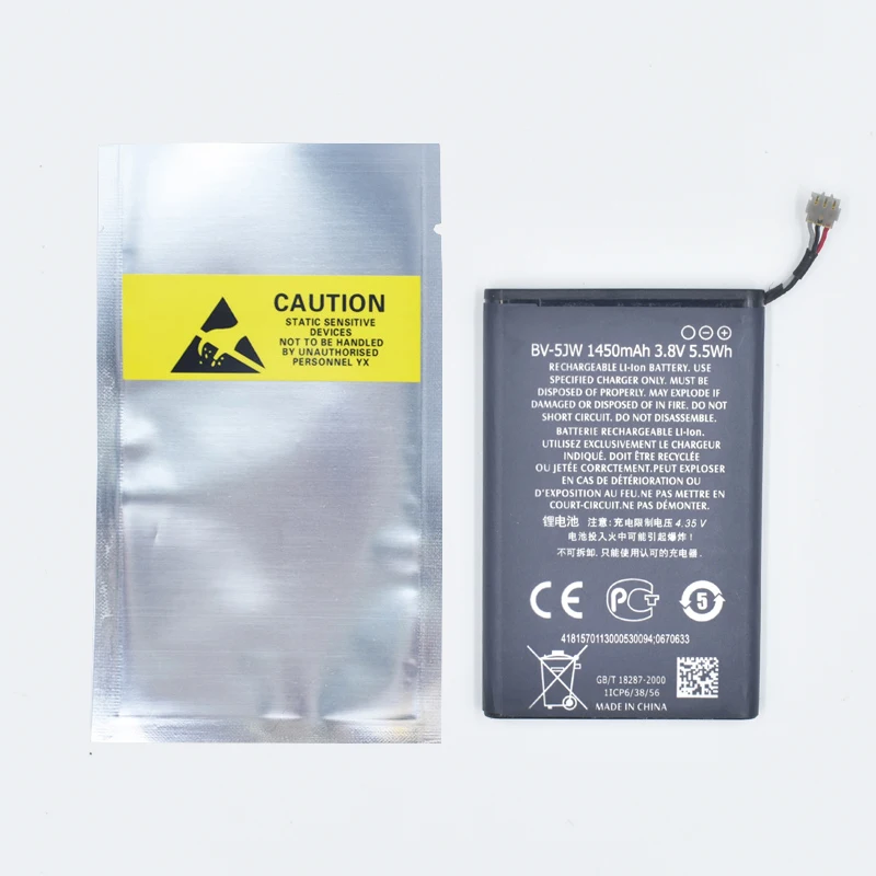 Hekiy аккумулятор для телефона BV-5JW для Nokia Lumia 800 800C N9 N9-00 BV5JW BV 5JW Замена литий-ионной батареи 1450mAh