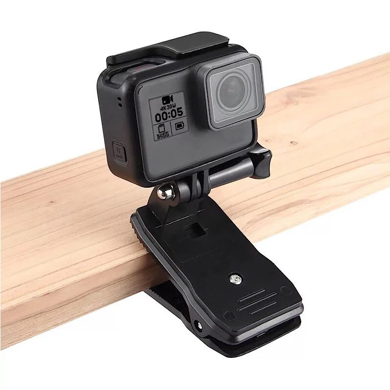Зажим для рюкзака держатель экшн камеры Osmo GoPro Hero 5/6/7/8 black Xiao mi Yi 4K Lite SJCAM/SJ4000