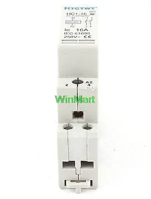 2 полюсный мини контактор питания переменного тока 35 мм с креплением на DIN рейку