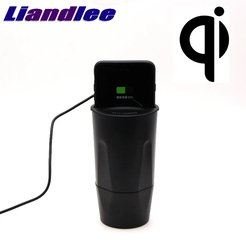 LiandLee Qi автомобильный беспроводной держатель для телефона стильное быстрое