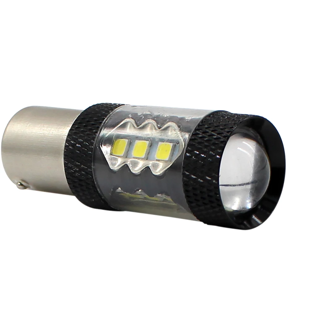 1156 светодио дный BA15S P21W S25 16 3030 SMD лампы Чистый Белый Свет автомобилей поворотов