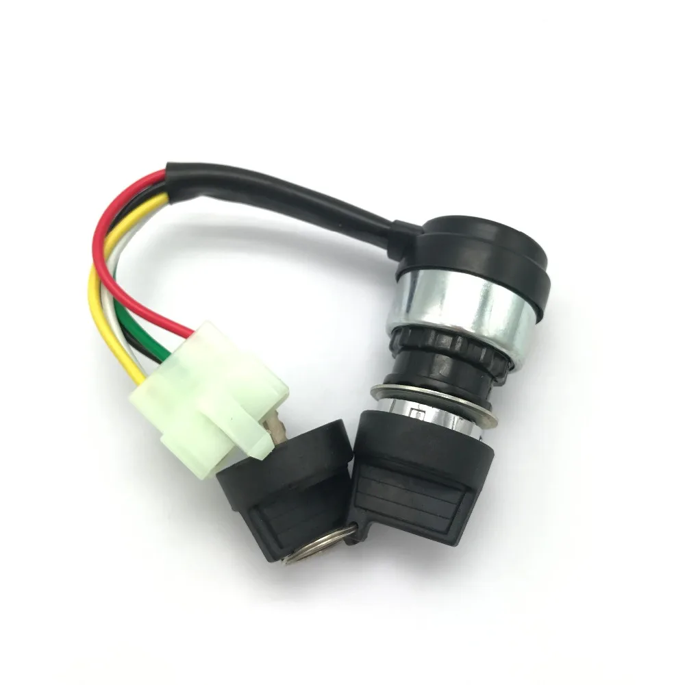 Новый молотковая головка 5 проводов переключатель ключа зажигания Pigtail STD SS 6.000.020