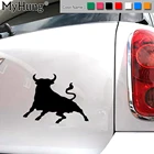 14*10,6 см водонепроницаемый Испанский бык Автомобильная наклейка модная наклейка креативные животные Светоотражающие многоцветные виниловые наклейки для автомобиля Стайлинг