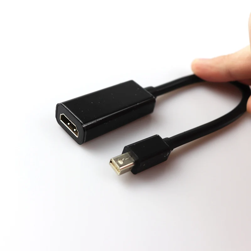 Конвертер Thunderbolt Mini DP в HDMI совместимый кабель штырь гнездо мини адаптер Displayport для
