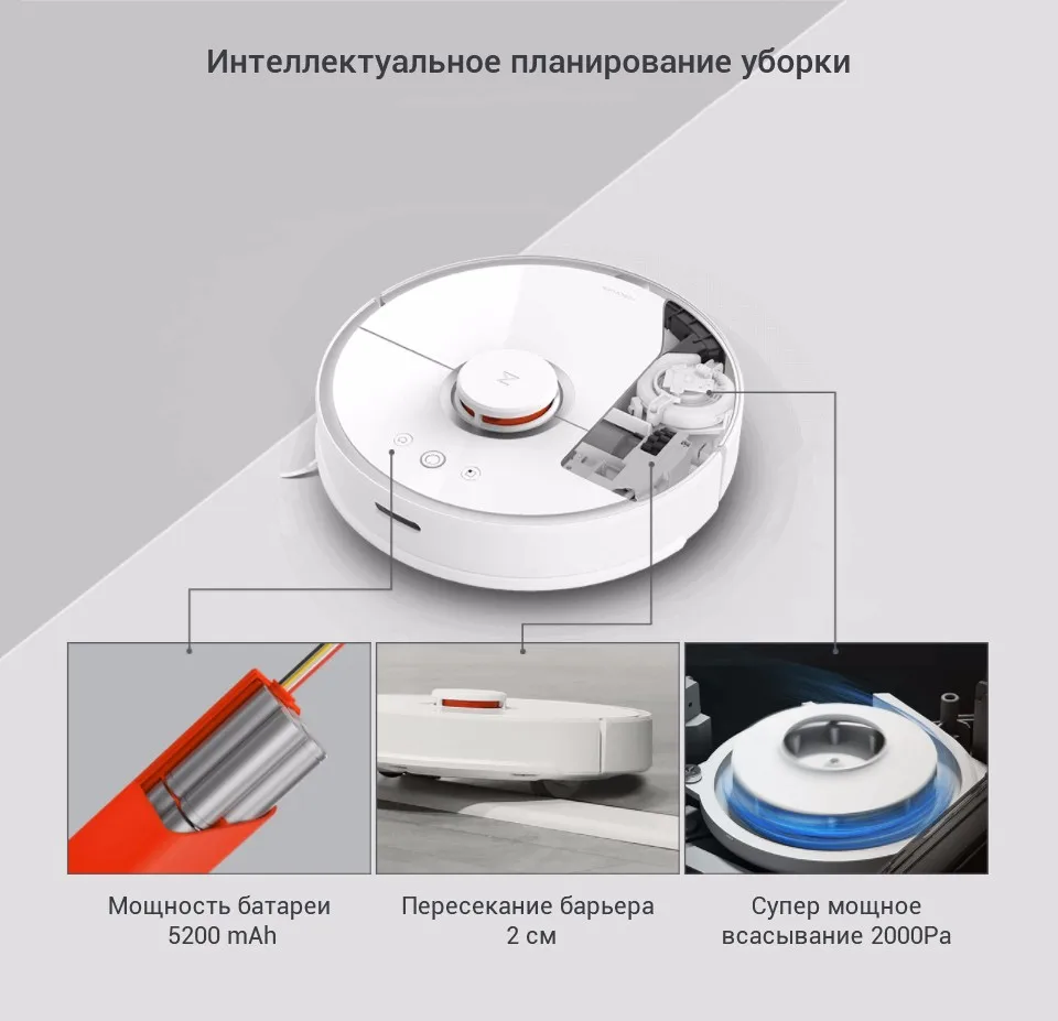 Roborock s50 s55 робот-пылесос 2 для дома Беспроводной smart запланированного маршрута приложение Управления Автоматические развертки и СС cleaner